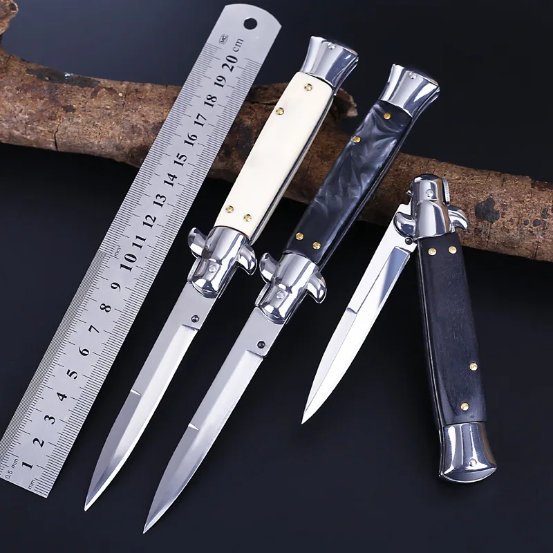 New 5CR17MOV Stainless Steel Exploration Survival Folding Knife Ultrathin Blade Camping Tactical Pocket Knife Fruit Peeling Tool
New 5CR17MOV Stainless Steel Exploration Survival Folding Knife Ultrathin Blade Camping Tactical Pocket Knife Fruit Peeling Tool