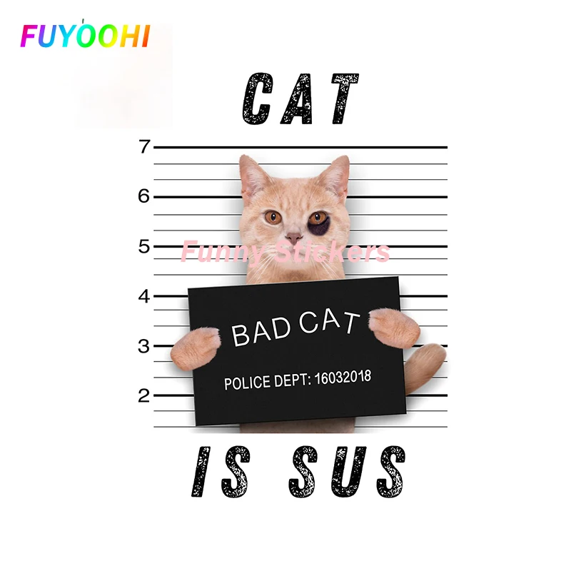 FUYOOHI Exterior/Protection Funny Stickers Cartoon Decal for Prison Bad Cat Animal Funny Car Stickers Windshield Windows Decor
FUYOOHI Exterior/Protection Funny Stickers Cartoon Decal for Prison Bad Cat Animal Funny Car Stickers Windshield Windows Decor