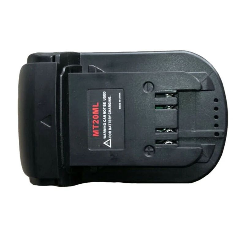MT20ML Battery Converter Adapter for Makita 18V/20V Li-Ion Battery Bl1830 Bl1860 Bl1815 to M18 Li-Ion Battery
MT20ML Battery Converter Adapter for Makita 18V/20V Li-Ion Battery Bl1830 Bl1860 Bl1815 to M18 Li-Ion Battery