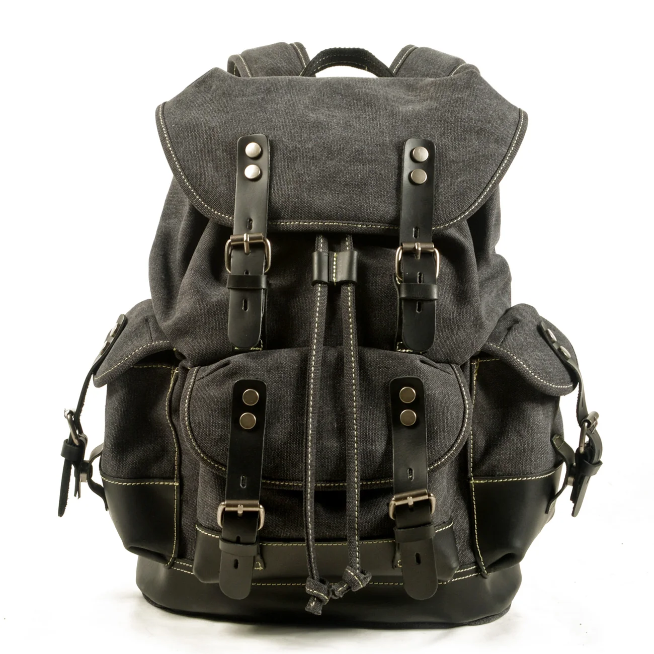 Capacity Bag Outdoor Canvas Climbing Travel Student Shoulder Casual Men's Backpack Bag Leather Large
Capacity Bag Outdoor Canvas Climbing Travel Student Shoulder Casual Men's Backpack Bag Leather Large