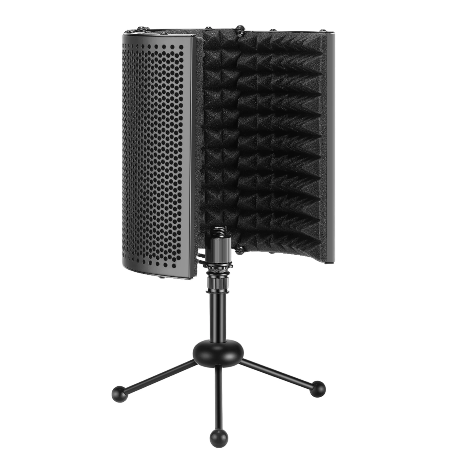 Neewer NW-13 Microphone Isolation Shield, Compact Acoustic Sound Shield with Tripod Stand 5/8" Mic Threaded Mount
Neewer NW-13 Microphone Isolation Shield, Compact Acoustic Sound Shield with Tripod Stand 5/8" Mic Threaded Mount