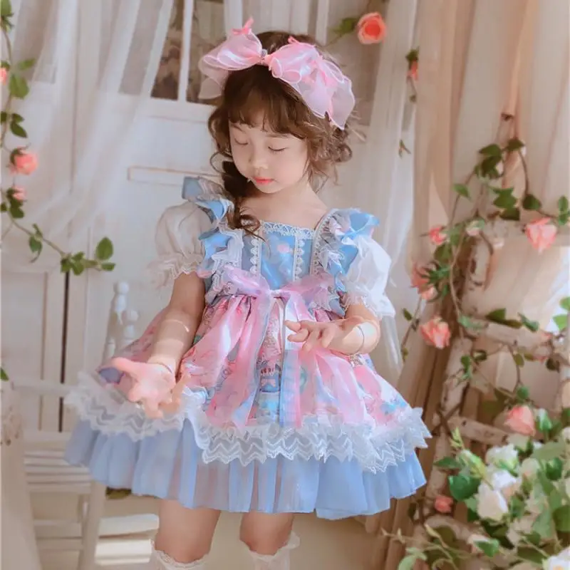 Spanish Baby Dresses Toddler Girls Bouqitue Clothes Cartoon Prints Infant Spain Lolita Dress Children BM005
Spanish Baby Dresses Toddler Girls Bouqitue Clothes Cartoon Prints Infant Spain Lolita Dress Children BM005