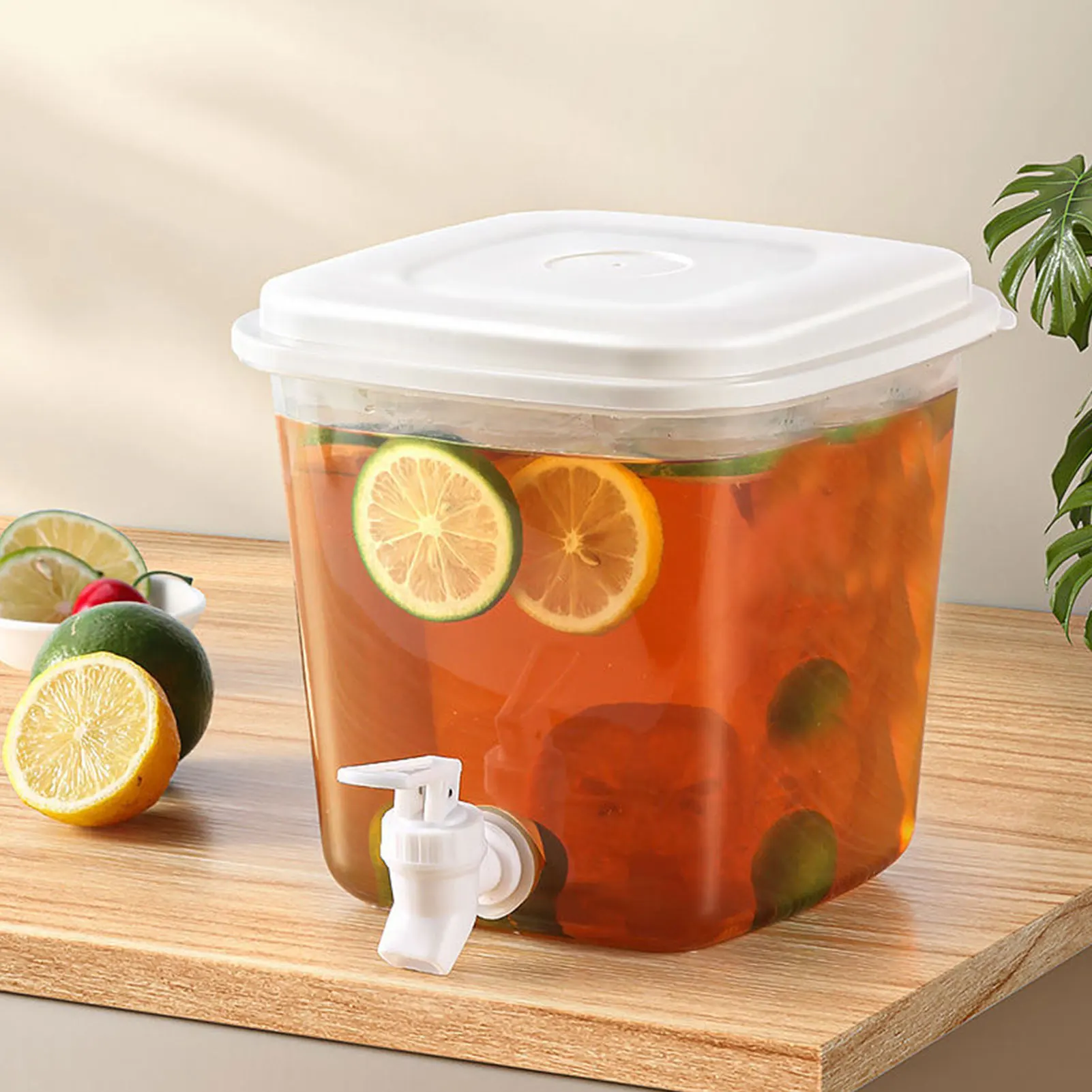 5L Cold Kettle With Faucet Water Pitcher Heat Resistant PP Water Kettle Refrigerator Cold Lemonade Juice Pitcher Container
5L Cold Kettle With Faucet Water Pitcher Heat Resistant PP Water Kettle Refrigerator Cold Lemonade Juice Pitcher Container