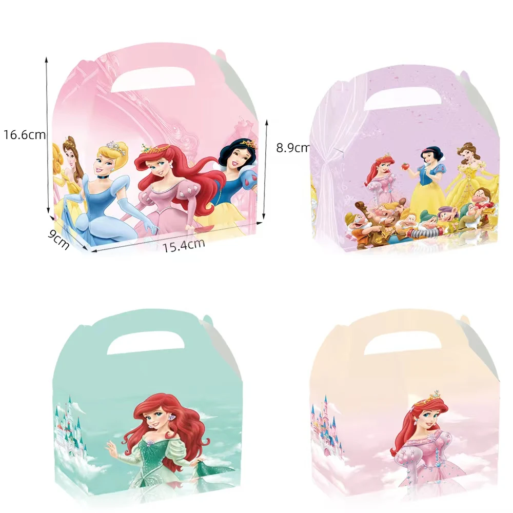 Disney Six Princess Candy Popcorn Bullhorn Box Biscuit Chocolate Snack Handheld Box Paper Box Children's Birthday Party Supplies
Disney Six Princess Candy Popcorn Bullhorn Box Biscuit Chocolate Snack Handheld Box Paper Box Children's Birthday Party Supplies