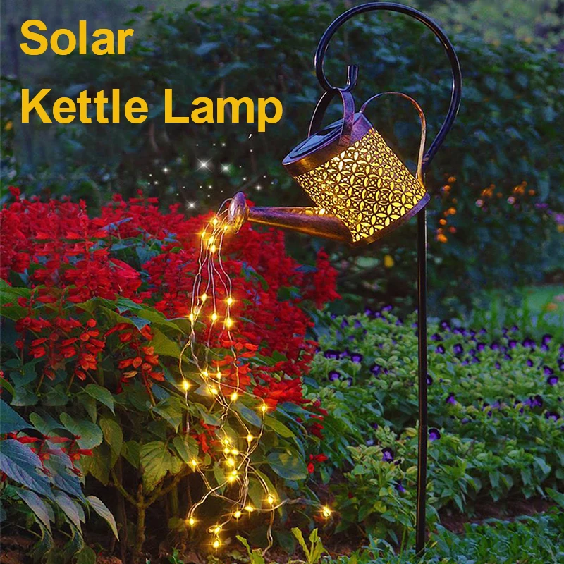 Solar Kettle Lamp Outdoor Waterproof Garden Light Led Kettle Art Lamp With Light String Flowing Water Lamp For Street Yard Lawn
Solar Kettle Lamp Outdoor Waterproof Garden Light Led Kettle Art Lamp With Light String Flowing Water Lamp For Street Yard Lawn