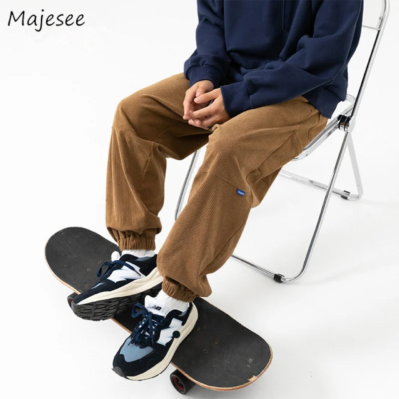 Men Casual Pants Cargo Trousers Fashion Pantalones Corduroy Retro Japanese Harajuku Teens Students M-5XL Stylish Dynamic Popular
Men Casual Pants Cargo Trousers Fashion Pantalones Corduroy Retro Japanese Harajuku Teens Students M-5XL Stylish Dynamic Popular