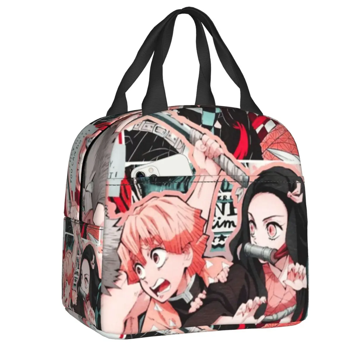 Изолированная сумка для обеда Tanjiro Nezuko Demon Slayer для кемпинга путешествий Kimetsu No Yaiba, Термосумка для обеда для женщин и детей
Изолированная сумка для обеда Tanjiro Nezuko Demon Slayer для кемпинга путешествий Kimetsu No Yaiba, Термосумка для обеда для женщин и детей