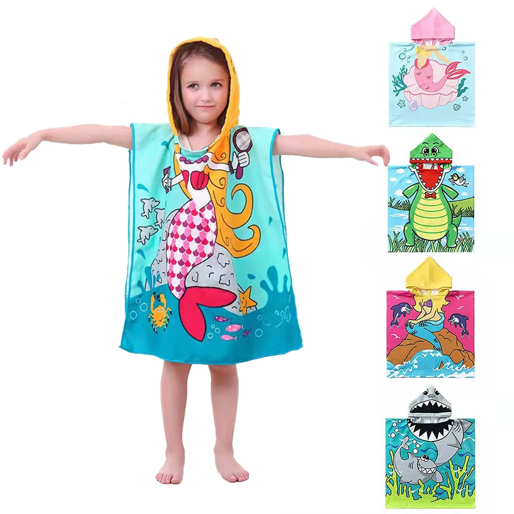 Cartoon Children's Bathrobe Bath Towel Hooded Wearable Towel Beach Bathroom Cloak Quick-dryin g Absorbent Swimsuit Home Gift
Cartoon Children's Bathrobe Bath Towel Hooded Wearable Towel Beach Bathroom Cloak Quick-dryin g Absorbent Swimsuit Home Gift