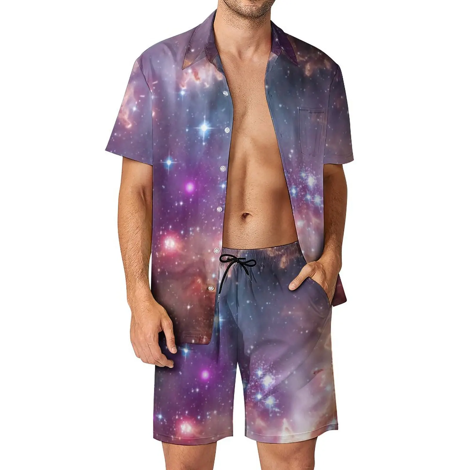 Cloud Galaxy Men Sets Natural Beauty Print Vintage Casual Shirt Set Short Sleeve Design Shorts Summer Beach Suit Large Size
Cloud Galaxy Men Sets Natural Beauty Print Vintage Casual Shirt Set Short Sleeve Design Shorts Summer Beach Suit Large Size