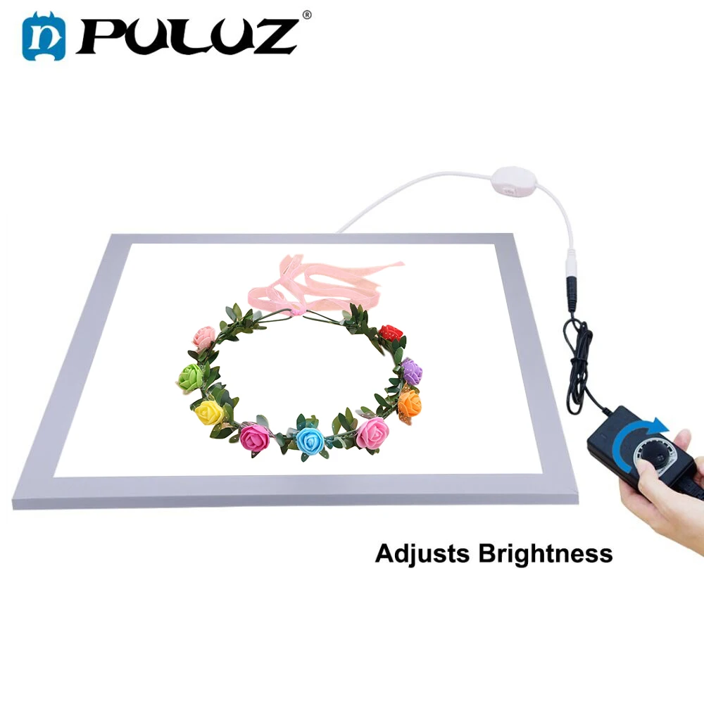 PULUZ 1200LM 15/15in/38x38 cm LED Photography Shadowless Bottom Light Lamp Panel Dimmable for 40cm Photo Studio Shoot Tent Box
PULUZ 1200LM 15/15in/38x38 cm LED Photography Shadowless Bottom Light Lamp Panel Dimmable for 40cm Photo Studio Shoot Tent Box