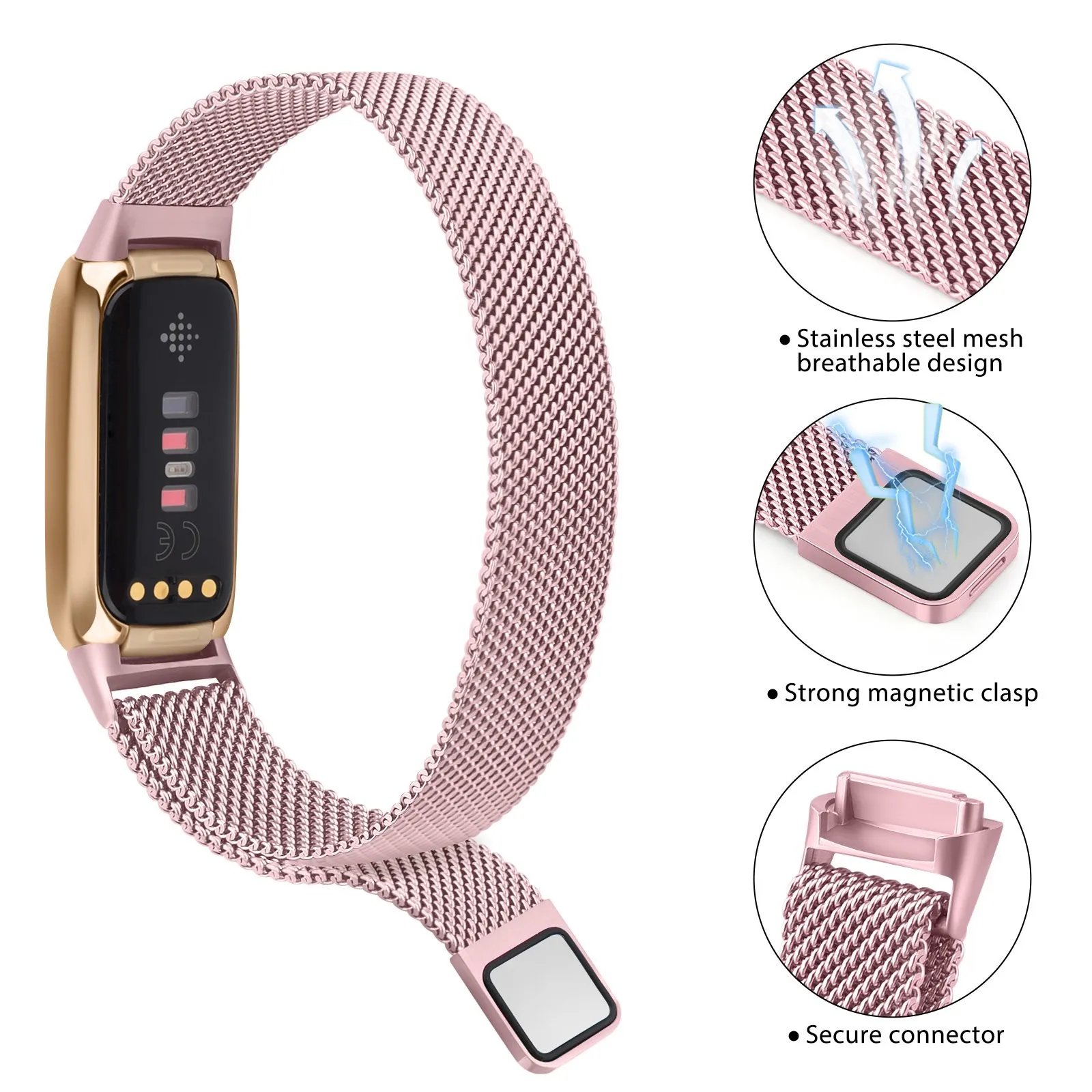 For Fitbit Luxe Band Sport Strap Metal Magnetic Smart Watchband Wristband Band For Fitbit Luxe Strap Bracelet Replacement Best
For Fitbit Luxe Band Sport Strap Metal Magnetic Smart Watchband Wristband Band For Fitbit Luxe Strap Bracelet Replacement Best