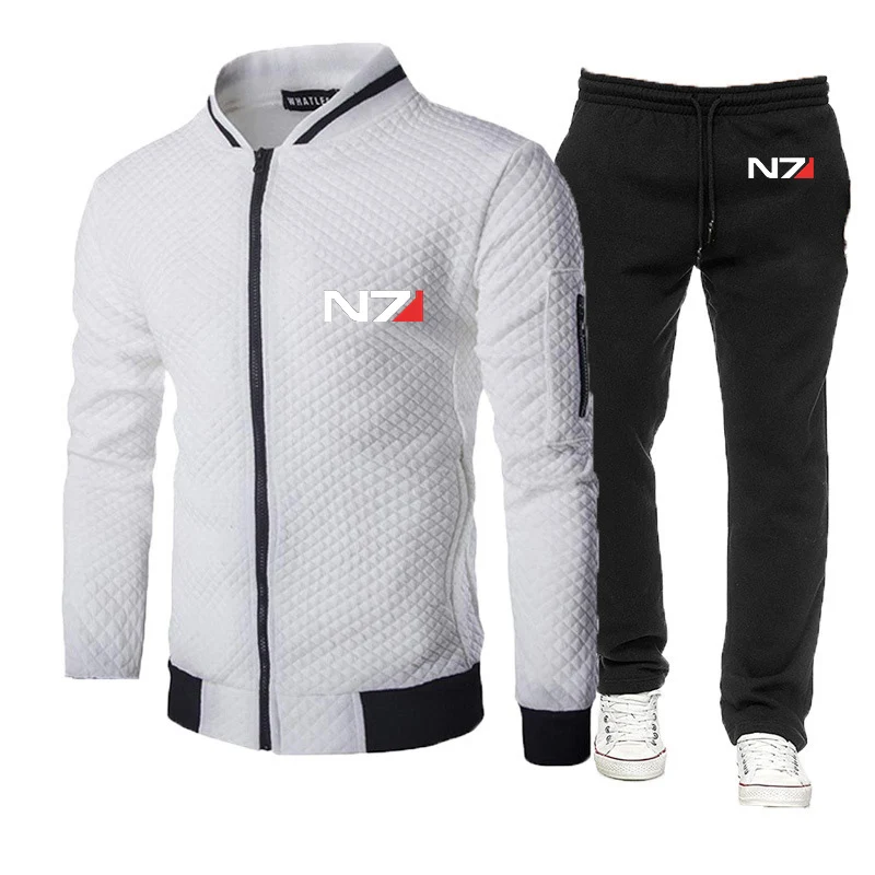2022 Mass Effect N7 Tracksuit Men Zipper Jacket Sweatpants Fitness Cotton Sport Jogging Print Popular Harajuku Comfortable Suits
2022 Mass Effect N7 Tracksuit Men Zipper Jacket Sweatpants Fitness Cotton Sport Jogging Print Popular Harajuku Comfortable Suits