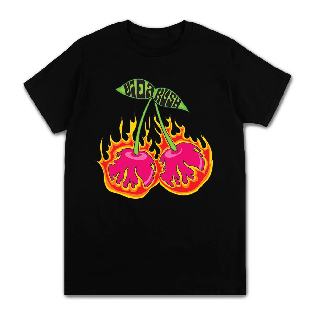 Short-Sleeve T-Shirt Unisex High Street Cherry Flame Letter Printed Casual T-shirt Harajuku 100% Cotton Top Tee
Short-Sleeve T-Shirt Unisex High Street Cherry Flame Letter Printed Casual T-shirt Harajuku 100% Cotton Top Tee