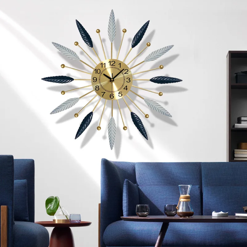 Modern Clocks Wall Home Decor Metal Gold Wall Clocks Modern Large Watches Creative Home Interior Living Room Decoration Gift
Modern Clocks Wall Home Decor Metal Gold Wall Clocks Modern Large Watches Creative Home Interior Living Room Decoration Gift