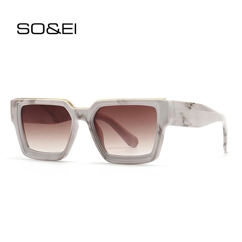 SO&EI Retro Square Colorful Sunglasses Women Fashion Brand Designer Gradient Shades UV400 Men Trending Sun Glasses
SO&EI Retro Square Colorful Sunglasses Women Fashion Brand Designer Gradient Shades UV400 Men Trending Sun Glasses