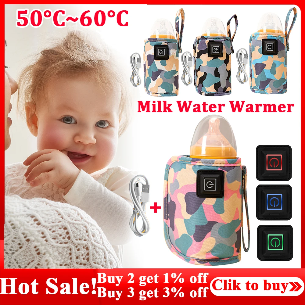 USB Milk Water Warmer Travel Stroller Insulated Bag Baby Nursing Bottle Heater Supplies for Outdoor botella de agua para niños
USB Milk Water Warmer Travel Stroller Insulated Bag Baby Nursing Bottle Heater Supplies for Outdoor botella de agua para niños