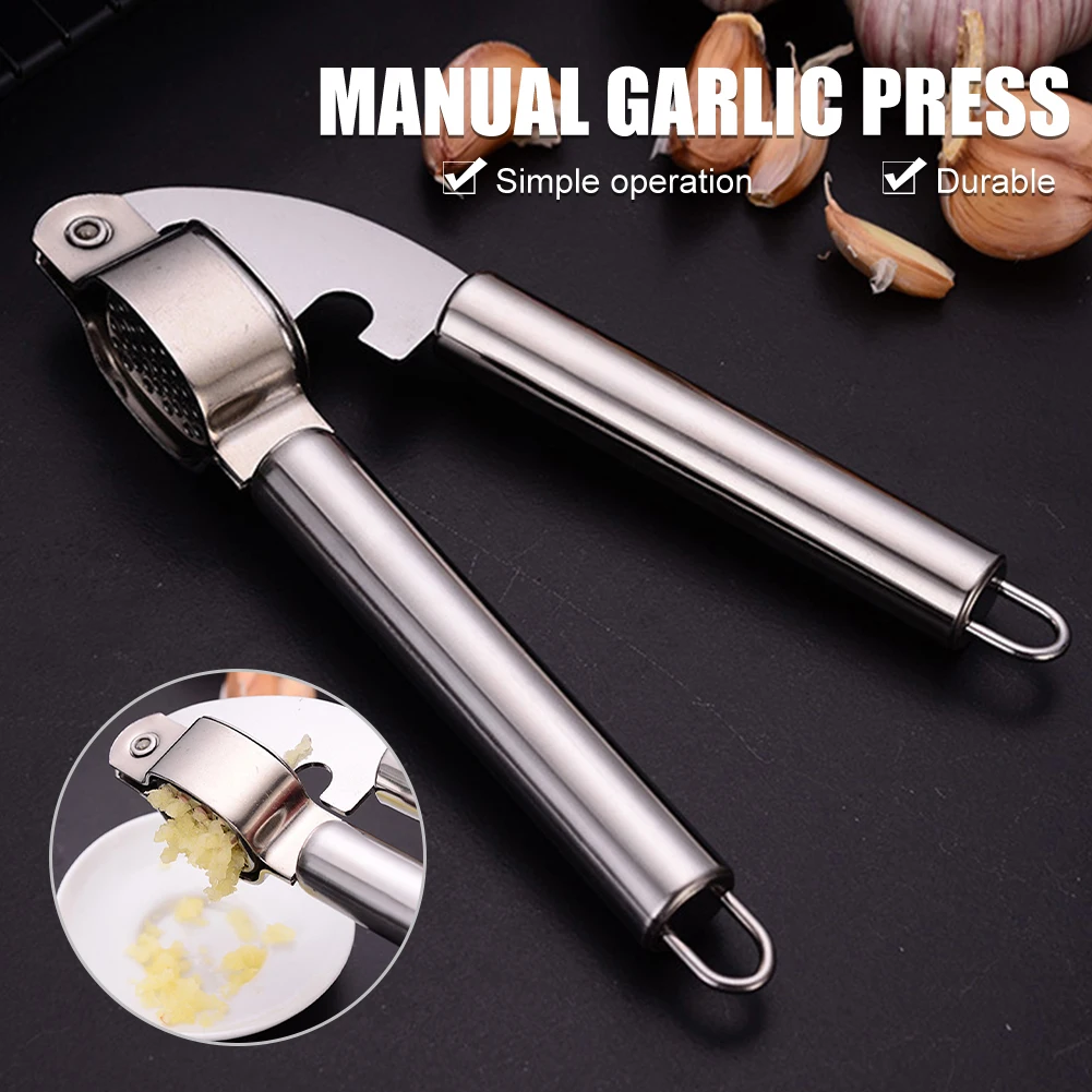 Stainless Steel Garlic Press Kitchen Garlic Squeezer Manual Press Grinding Tool Garlic Chopper Kitchen Gadgets Accessories
Stainless Steel Garlic Press Kitchen Garlic Squeezer Manual Press Grinding Tool Garlic Chopper Kitchen Gadgets Accessories