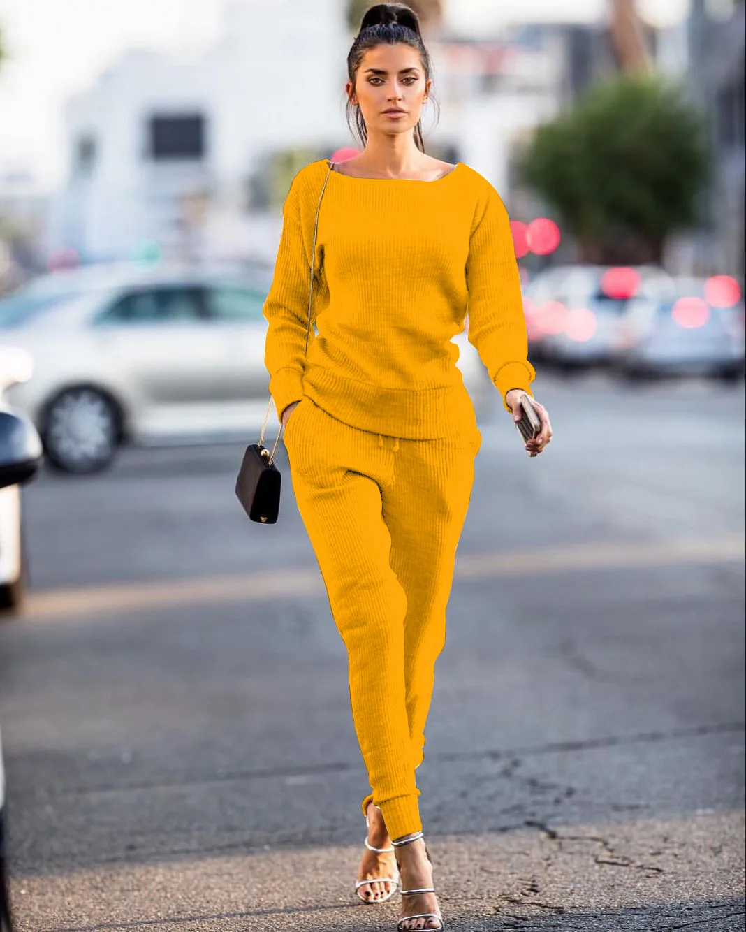 Metropolis Casuals 2 Piece Sets Womens Outfits Knitwear + Drawstring Pencil Pants Set 2022 Streetwear Fashion Matching Clothing
Metropolis Casuals 2 Piece Sets Womens Outfits Knitwear + Drawstring Pencil Pants Set 2022 Streetwear Fashion Matching Clothing
