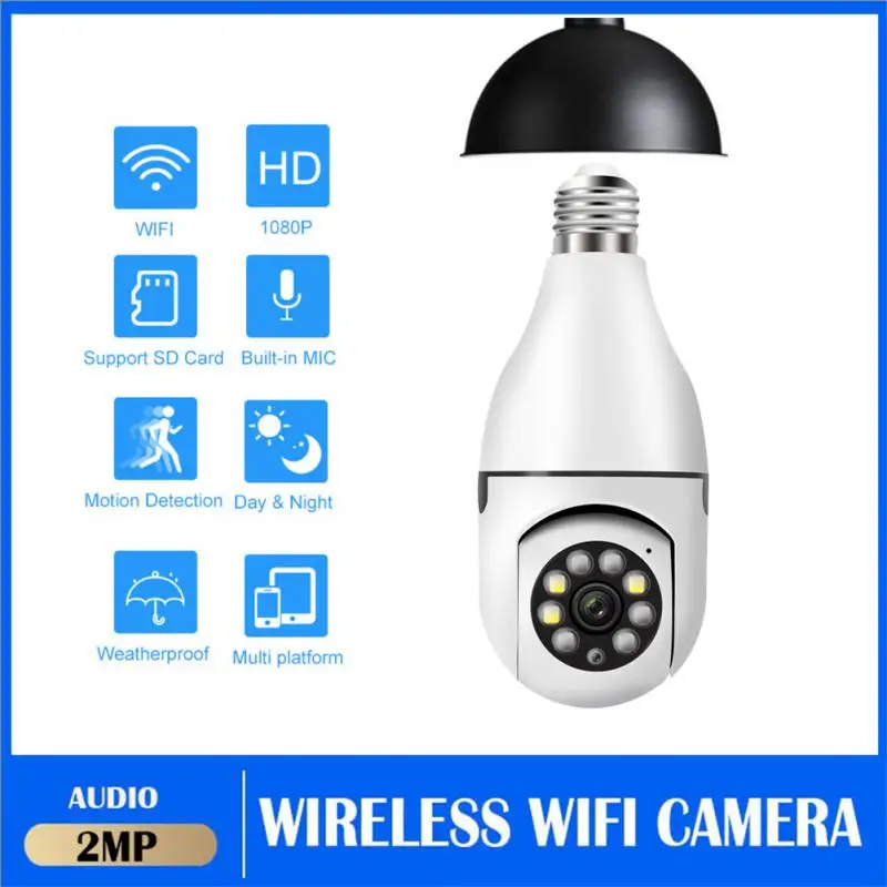 1080P 360 Rotate Auto Tracking WiFi Surveillence Camera Light Bulb Wireless Wifi PTZ IP Cam Remote Viewing Security Protection
1080P 360 Rotate Auto Tracking WiFi Surveillence Camera Light Bulb Wireless Wifi PTZ IP Cam Remote Viewing Security Protection