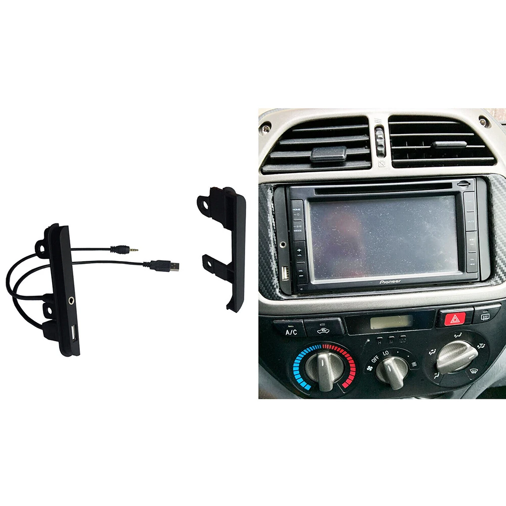 Durable Dash Kit 1 Setwith AUX + USB Port 2 DIN Black For RAV4 Mounting Frame Radio Installation Side For Scion
Durable Dash Kit 1 Setwith AUX + USB Port 2 DIN Black For RAV4 Mounting Frame Radio Installation Side For Scion