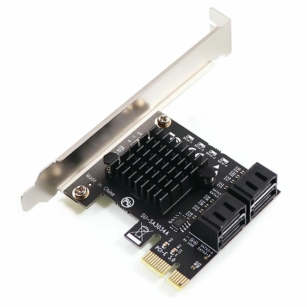 Hard Disk Expansion Card 4-port PCIE To SATA3.0 Adapter Card Desktop Hard Disk Expansion Card SATA6GB Interface
Hard Disk Expansion Card 4-port PCIE To SATA3.0 Adapter Card Desktop Hard Disk Expansion Card SATA6GB Interface