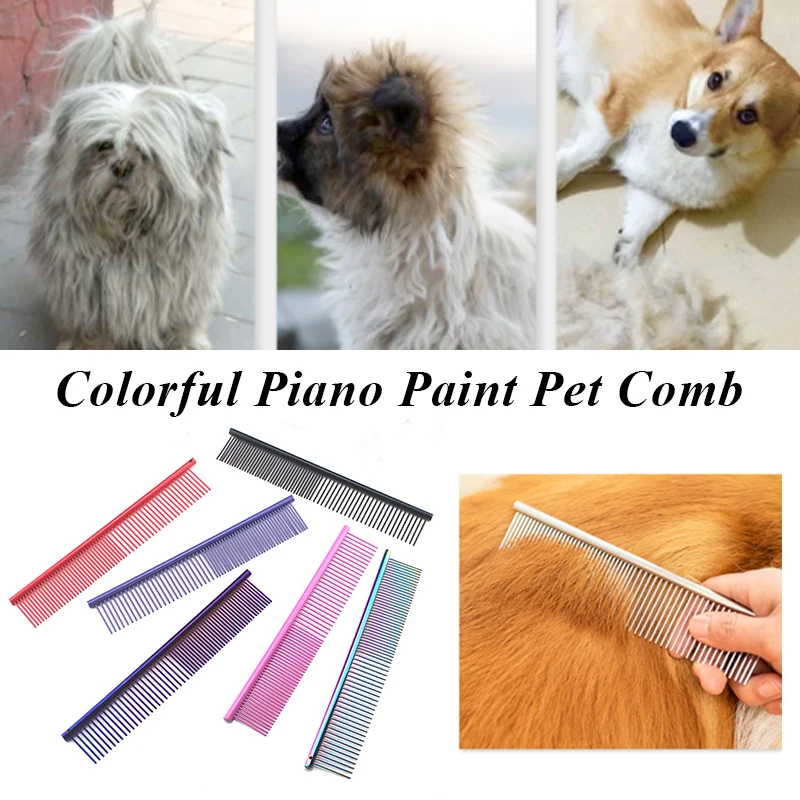Pet Grooming Brush Colorful Grooming Comb For Dogs Cats Tapered Stainless Steel Pins Pet Grooming Supplies Pet Hair Remover
Pet Grooming Brush Colorful Grooming Comb For Dogs Cats Tapered Stainless Steel Pins Pet Grooming Supplies Pet Hair Remover
