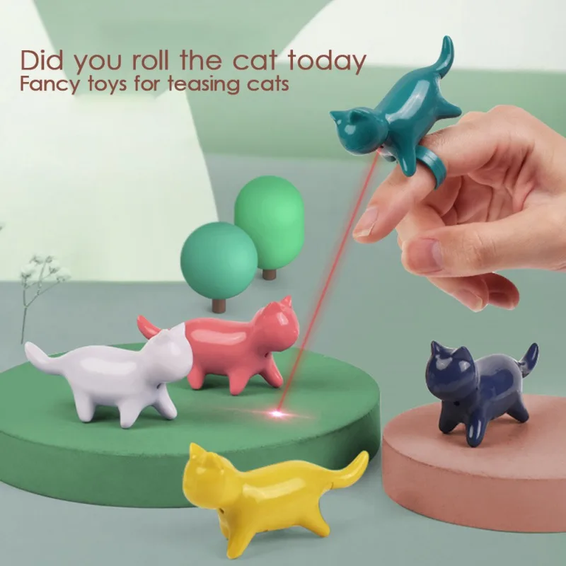Funny Pet LED Laser Toy Cat Laser Toy Cat Pointer Light Interactive Toys for Cats Pointer Finger Light Pet Training Supplies
Funny Pet LED Laser Toy Cat Laser Toy Cat Pointer Light Interactive Toys for Cats Pointer Finger Light Pet Training Supplies