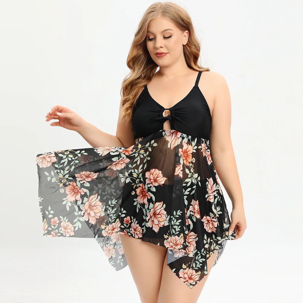Nighpha SwimwearTwo Piece Plus Size Swimsuits for Women Tankini Bathing Suits Tummy Control Swim Dress with Shorts
Nighpha SwimwearTwo Piece Plus Size Swimsuits for Women Tankini Bathing Suits Tummy Control Swim Dress with Shorts