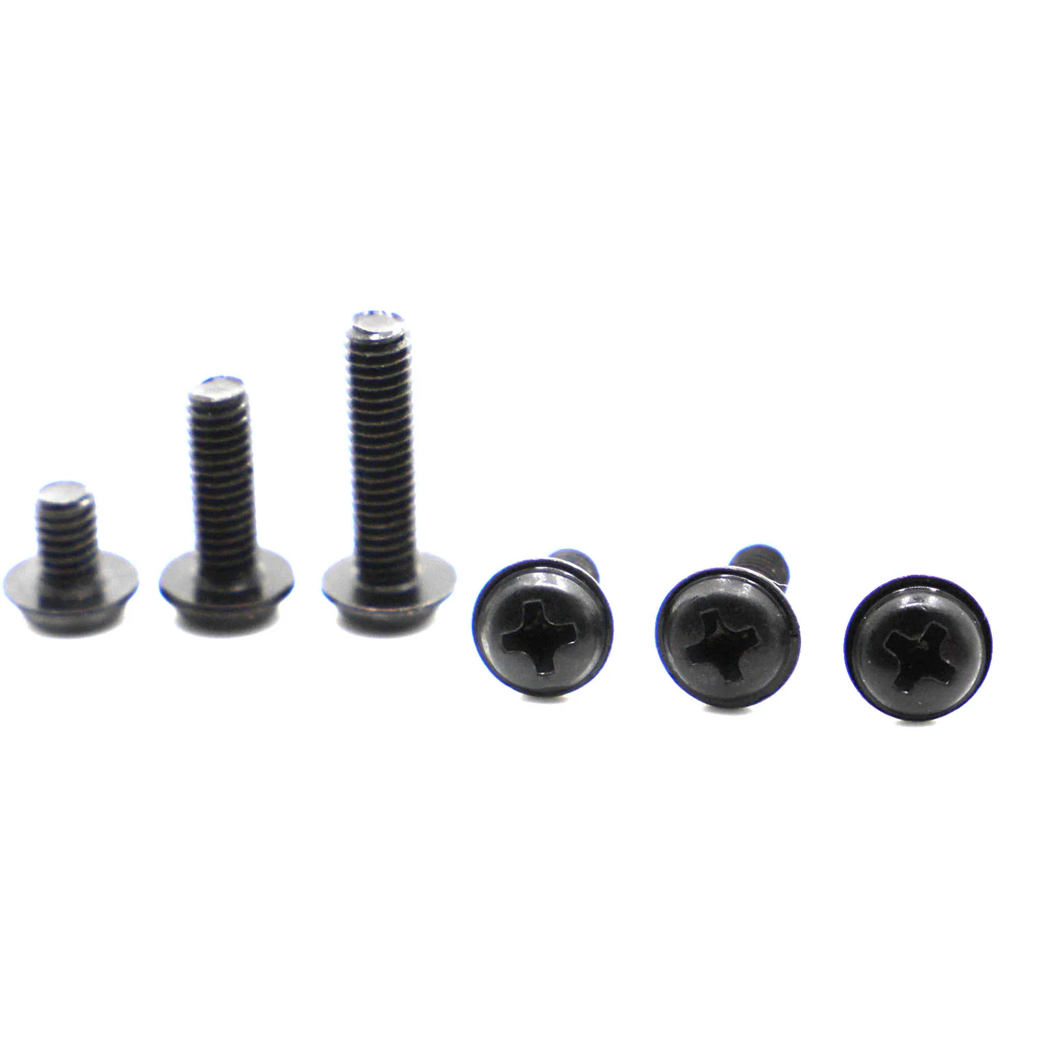 20/50Pcs PWM M2 M2.5 M3 M4 Black Pan Padded Screws Referral Computer Case Chassis Fixed Motherboard Screws With Pad DIN967
20/50Pcs PWM M2 M2.5 M3 M4 Black Pan Padded Screws Referral Computer Case Chassis Fixed Motherboard Screws With Pad DIN967