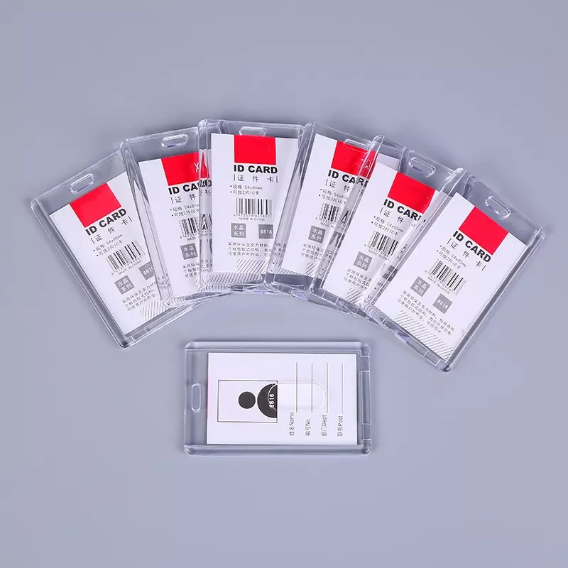 Acrylic Card Cover Case Badge Holder Staff Employee's ID Name Tag Pass Bus Card Holder Sleeve Business Supplies
Acrylic Card Cover Case Badge Holder Staff Employee's ID Name Tag Pass Bus Card Holder Sleeve Business Supplies