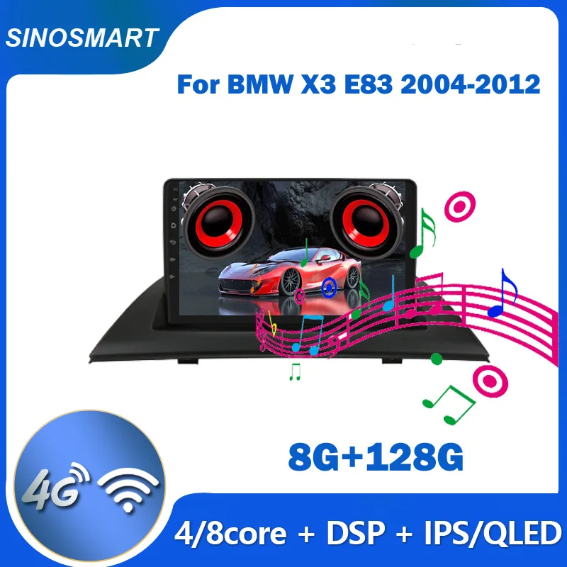 SINOSMART for BMW X3 E83 2004-2012 Radio Car GPS Navigation Multimedia Player IPS/QLED DSP 4/8 Core CPU
SINOSMART for BMW X3 E83 2004-2012 Radio Car GPS Navigation Multimedia Player IPS/QLED DSP 4/8 Core CPU