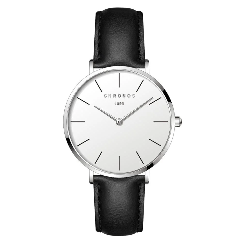 Simple CHRONOS Women Hardlex Watch Leather Belt Dial Fashion Quartz WaterProof and Shock Resistant Luxury Ladies Watch CH3303
Simple CHRONOS Women Hardlex Watch Leather Belt Dial Fashion Quartz WaterProof and Shock Resistant Luxury Ladies Watch CH3303