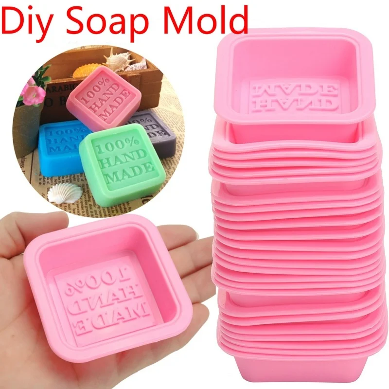 5PCS/3PCS cute craft art square silicone oven handmade soap molds DIY soap mold color ramdom fondant cake decorating tool
5PCS/3PCS cute craft art square silicone oven handmade soap molds DIY soap mold color ramdom fondant cake decorating tool