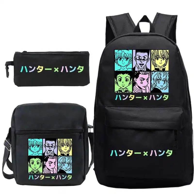 Hunter X Hunter Kids Backpacks 3pcs/set Men Women Killua Bagpacks Students Anime School Bags Boys Girls Manga Knapsacks Mochila
Hunter X Hunter Kids Backpacks 3pcs/set Men Women Killua Bagpacks Students Anime School Bags Boys Girls Manga Knapsacks Mochila