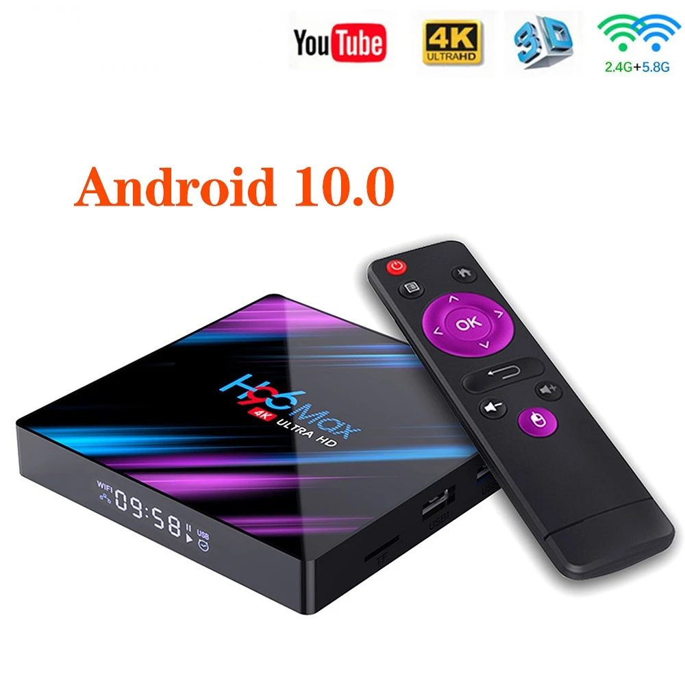 Приставка Смарт-ТВ H96 MAX RK3318, Android 11, 2 + 64/32 ГБ, 4K, Youtube, Wi-Fi, Bluetooth
Приставка Смарт-ТВ H96 MAX RK3318, Android 11, 2 + 64/32 ГБ, 4K, Youtube, Wi-Fi, Bluetooth