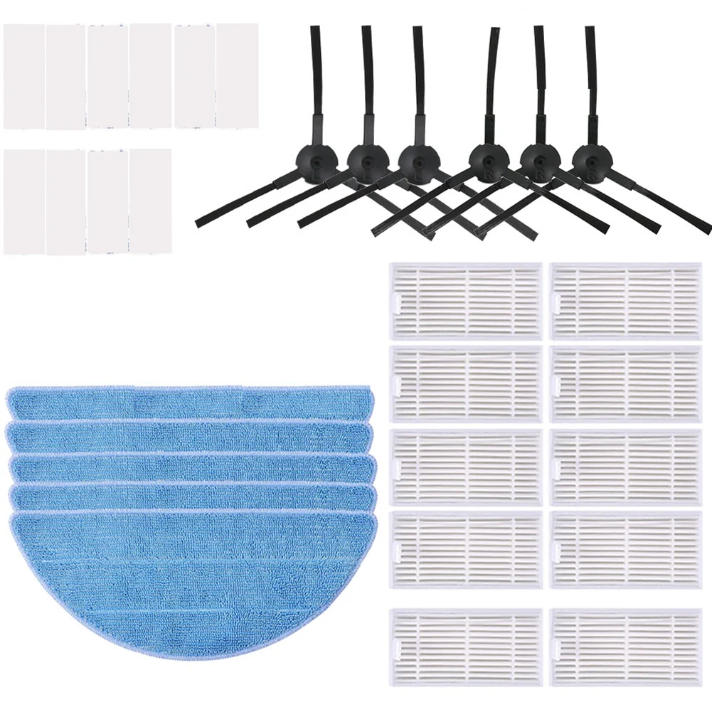 HEPA Filter Mop Cloth Side Brush for Chuwi ILife V5 Pro X5 V3L V5 V3S V3SPro V50 Robot Vacuum Cleaner Replacement Parts
HEPA Filter Mop Cloth Side Brush for Chuwi ILife V5 Pro X5 V3L V5 V3S V3SPro V50 Robot Vacuum Cleaner Replacement Parts