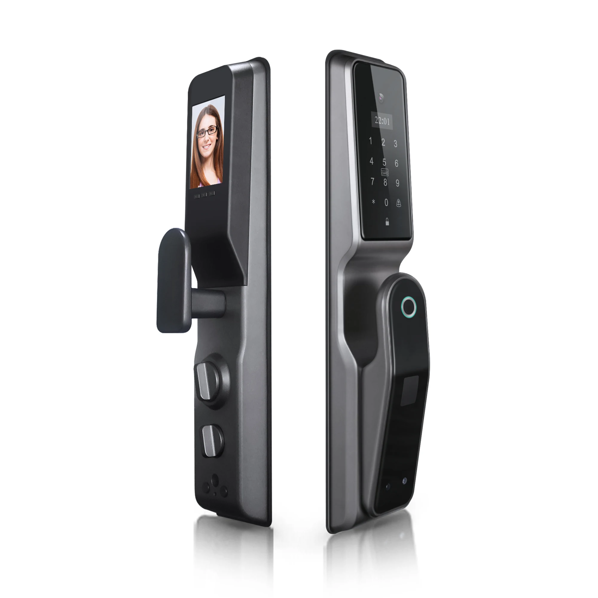 Best Selling Tuya Smart WiFi Automatic Fingerprint Door Lock with Cats Eye Camera PST-AF60P
Best Selling Tuya Smart WiFi Automatic Fingerprint Door Lock with Cats Eye Camera PST-AF60P