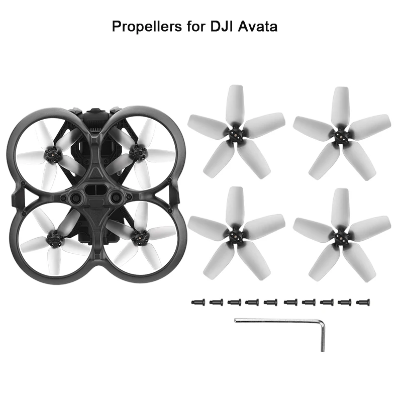 

2 пары пропеллеров для дрона DJI Avata, легкие запасные части для вентиляторов крыла