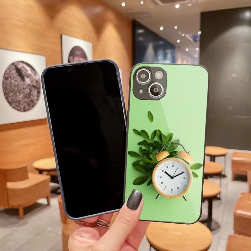 Alarm Clock And Flowers For IPhone 14 13 12 11 Pro Max X XR XS 8 7 Plus Liquid Glass Color Phone Case Cover
Alarm Clock And Flowers For IPhone 14 13 12 11 Pro Max X XR XS 8 7 Plus Liquid Glass Color Phone Case Cover