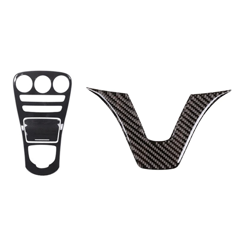 1 Pcs Carbon Fiber Interior Sticker, Steering Wheel Emblem Sticker & 1 Set Car Center Console Panel Decoration
1 Pcs Carbon Fiber Interior Sticker, Steering Wheel Emblem Sticker & 1 Set Car Center Console Panel Decoration