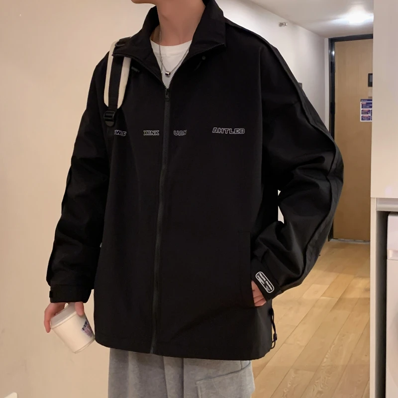 Harajuku Casual Oversized Jackets Mens 2022 New Spring College Style FASHION Windbreaker Japanese Unisex Hip Hop Varsity Jacket
Harajuku Casual Oversized Jackets Mens 2022 New Spring College Style FASHION Windbreaker Japanese Unisex Hip Hop Varsity Jacket