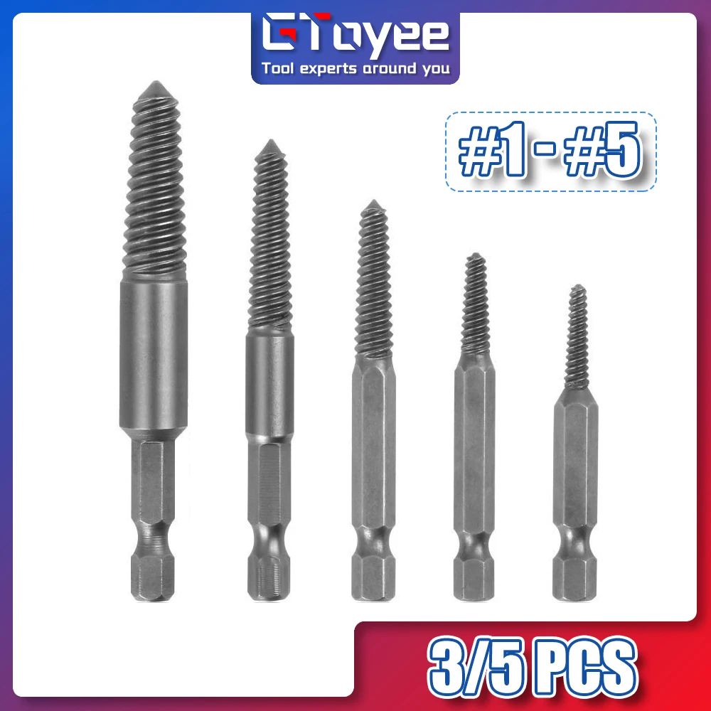 5 шт., инструменты для удаления сломанных поврежденных болтов
5 шт., инструменты для удаления сломанных поврежденных болтов