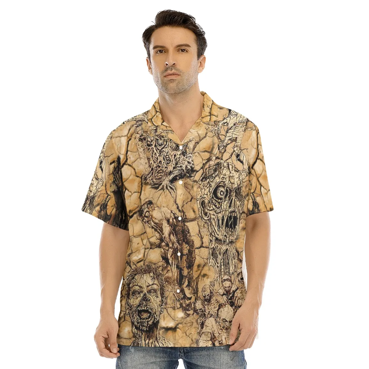 New Hawaiian Shirts Horror Comics Painting Printed 3D Creative Top for Men Button Shirts Summer Vacation Halloween Party Wear
New Hawaiian Shirts Horror Comics Painting Printed 3D Creative Top for Men Button Shirts Summer Vacation Halloween Party Wear