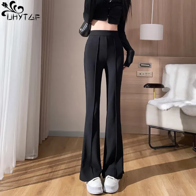 UHYTGF Casual Pants Women's Clothing Spring Summer New Micro La High Waist Elastic Horn Fashion Street Thin Ladies Trousers 391
UHYTGF Casual Pants Women's Clothing Spring Summer New Micro La High Waist Elastic Horn Fashion Street Thin Ladies Trousers 391