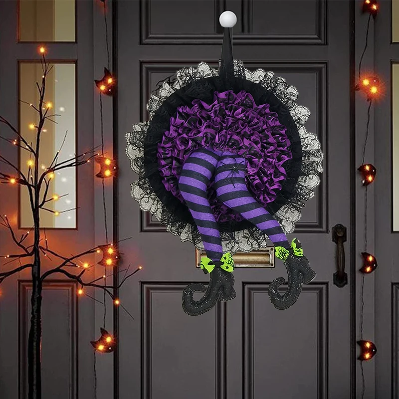 Halloween Witch Hat Leg Door Wreath Halloween Wreath Door Hanging Decoration Happy Halloween Party Home Party Supplies Newest
Halloween Witch Hat Leg Door Wreath Halloween Wreath Door Hanging Decoration Happy Halloween Party Home Party Supplies Newest
