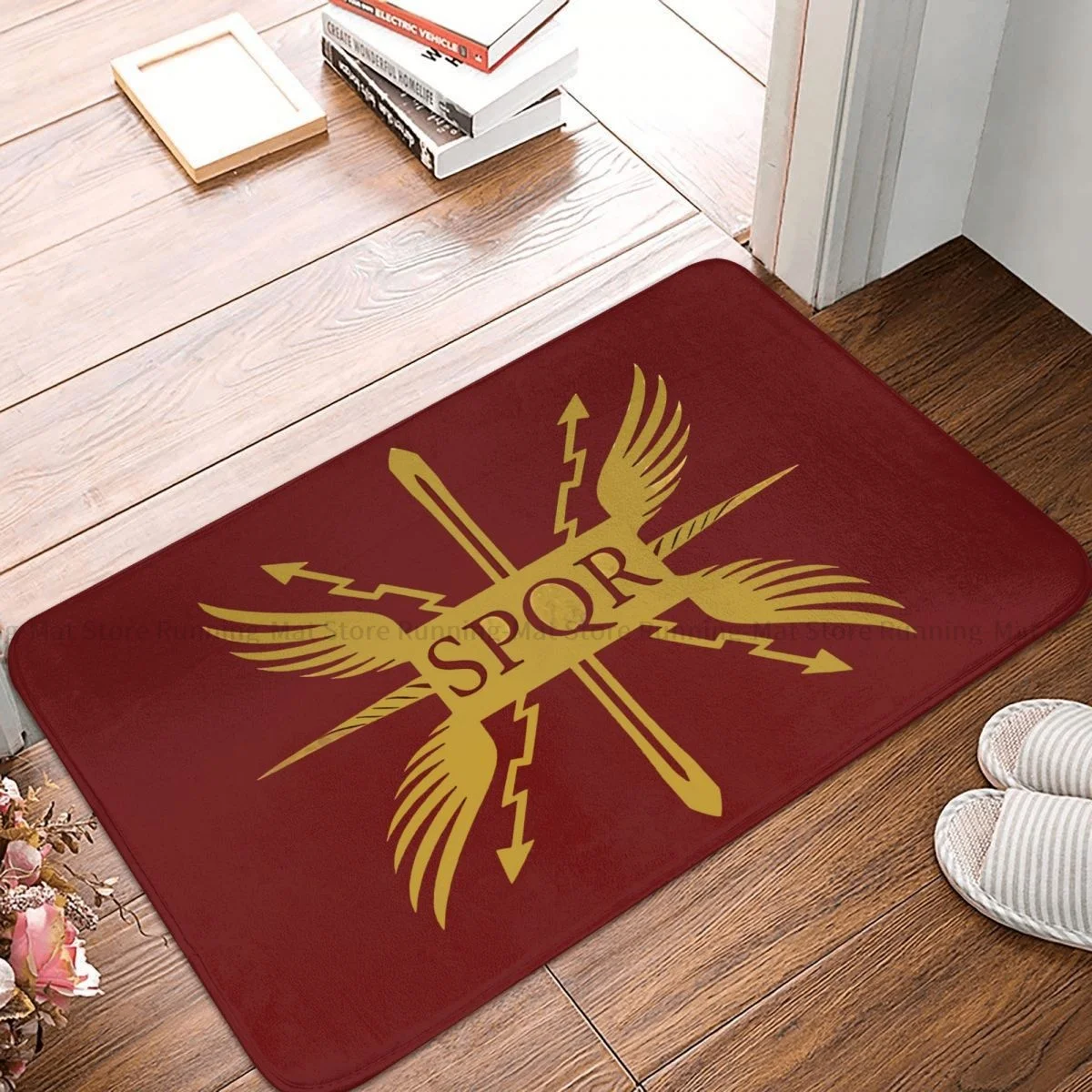 Ancient Roman SPQR Non-slip Doormat Senate Living Room Kitchen Mat Prayer Carpet Flannel Pattern Decor
Ancient Roman SPQR Non-slip Doormat Senate Living Room Kitchen Mat Prayer Carpet Flannel Pattern Decor