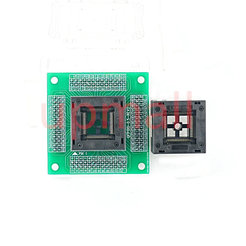 Original TQFP100 FQFP100 QFP100 to DIP100 Programming Socket OTQ-100-0.5-09 Pitch 0.5mm IC Body Size 14x14mm Test Adapter
Original TQFP100 FQFP100 QFP100 to DIP100 Programming Socket OTQ-100-0.5-09 Pitch 0.5mm IC Body Size 14x14mm Test Adapter