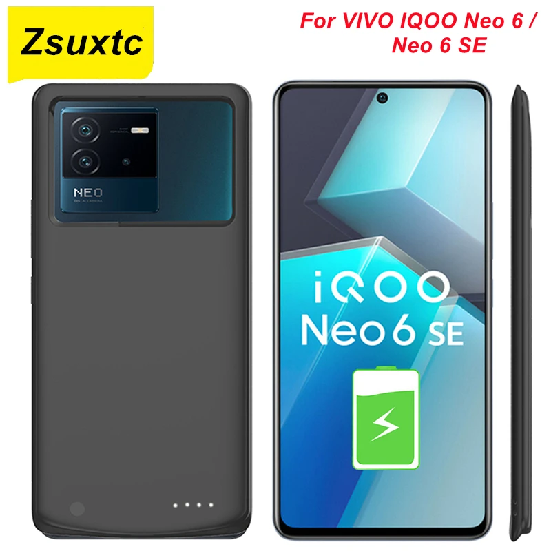 6800Mah Battery Charger Case For VIVO IQOO Neo 6 Power Case Neo 6 SE Power Bank Phone Bag Cover For VIVO IQOO Neo 6 Battery Case
6800Mah Battery Charger Case For VIVO IQOO Neo 6 Power Case Neo 6 SE Power Bank Phone Bag Cover For VIVO IQOO Neo 6 Battery Case