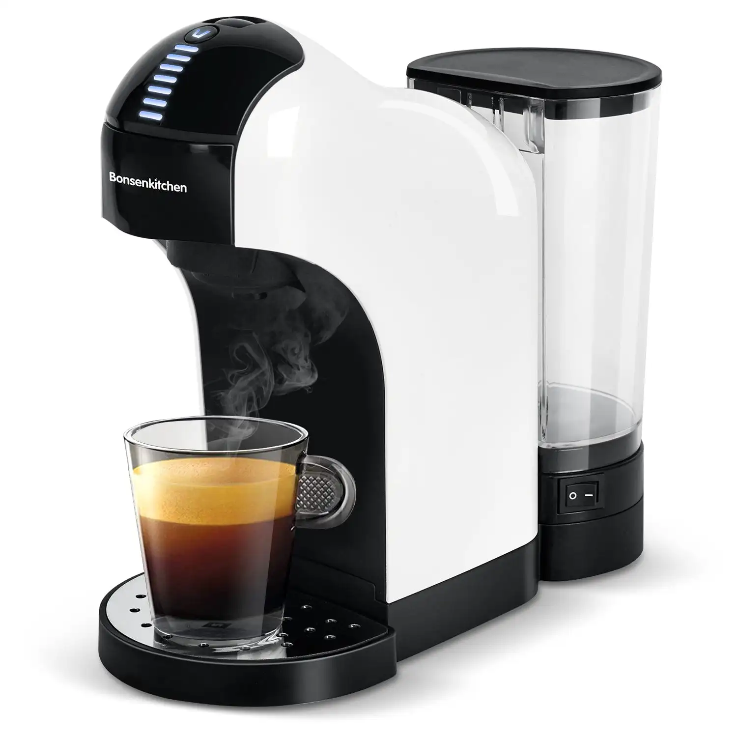 Кофемашина 3 в 1 с капсулами для Nespresso , Dolce Gusto и кофе молотого цвета, белая, CM8016
Кофемашина 3 в 1 с капсулами для Nespresso , Dolce Gusto и кофе молотого цвета, белая, CM8016
