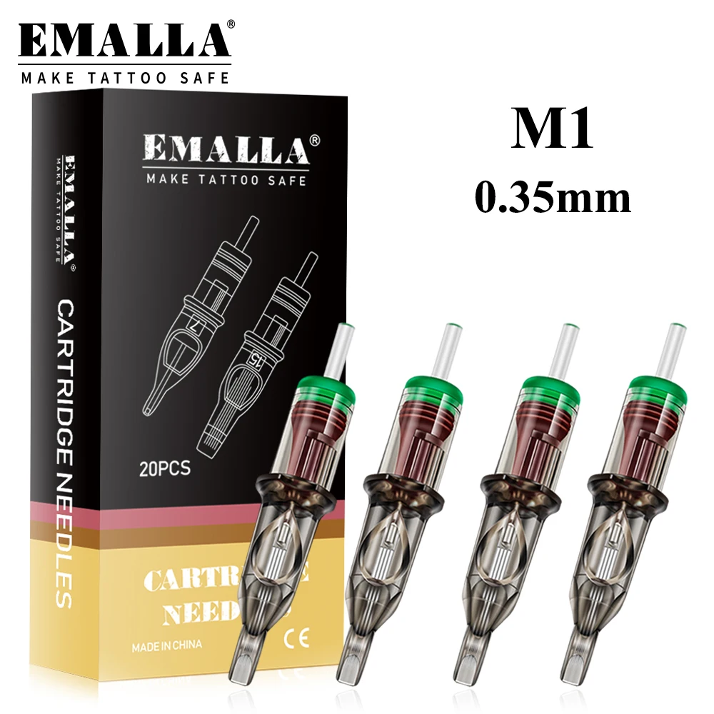 EMALLA новый профессиональный 20 шт. 0,35 мм M1 одноразовые иглы для картриджей для тату макияж одна большая бутылка стерилизованные принадлежнос...
EMALLA новый профессиональный 20 шт. 0,35 мм M1 одноразовые иглы для картриджей для тату макияж одна большая бутылка стерилизованные принадлежнос...